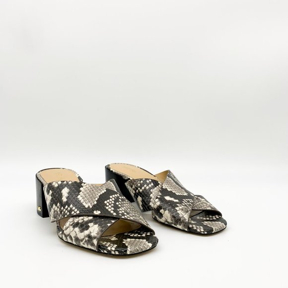 MICHAEL Michael Kors Abbott Snake Crisscross Mules - Picture 9 of 9